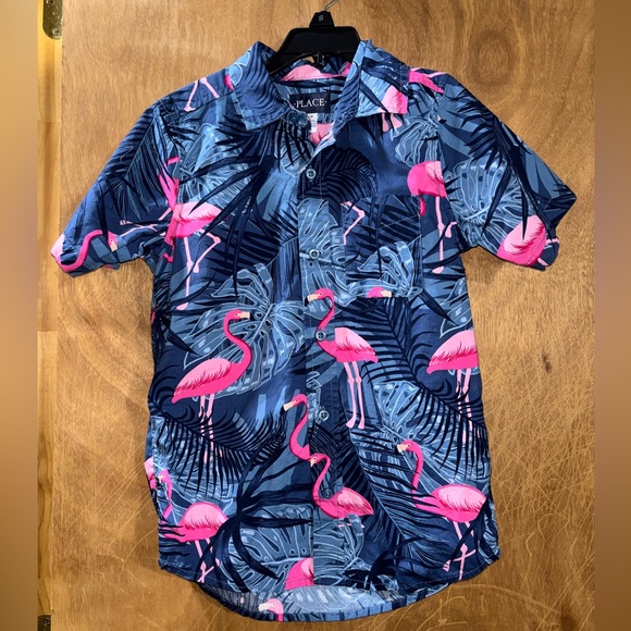 Flamingo Button down 🦩 - Picture 1 of 3